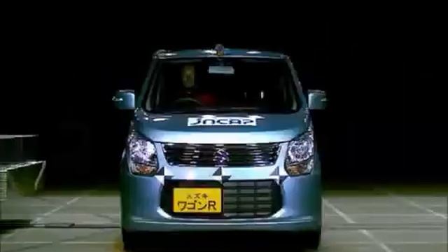 Crash Test 2012 Suzuki Wagon R Mazda Flair Side Impact JNCAP смотреть онлайн