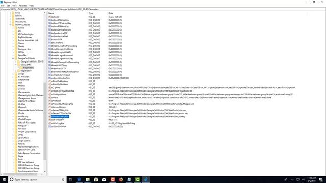 Where is the RSA Private Key for SSH Server for Windows? смотреть онлайн