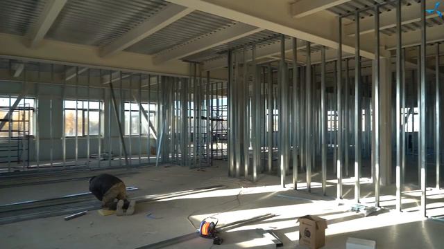 Залита последняя «карта» бетона первого этажа ПКТБ | Строительство ПКТБ «Совэлмаш» смотреть онлайн