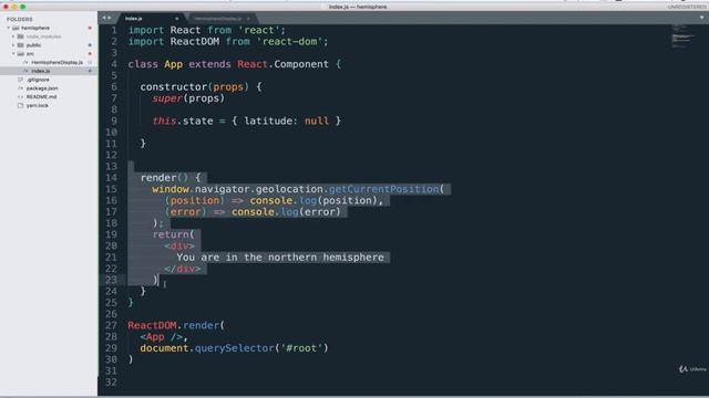 Initializing State In Constructor - React Js tutorial ( Lecture 27) смотреть онлайн