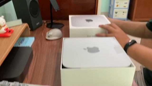 Khui Hộp Mac Mini M1 Phiên Bản 16gb RAM Với 256gb SSD