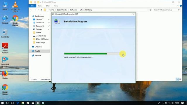 How to Install Microsoft Office 2007 in Window Vista/7/8 OR Window 10 смотреть онлайн