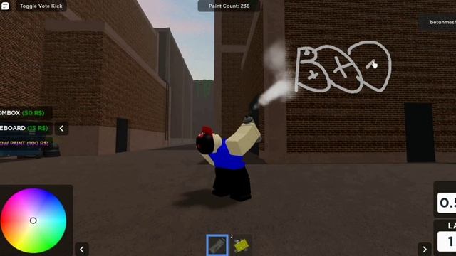 Роблокс граффити BOOM смотреть онлайн