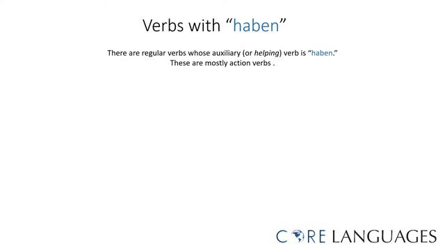 German-Present Perfect of Regular Verbs смотреть онлайн