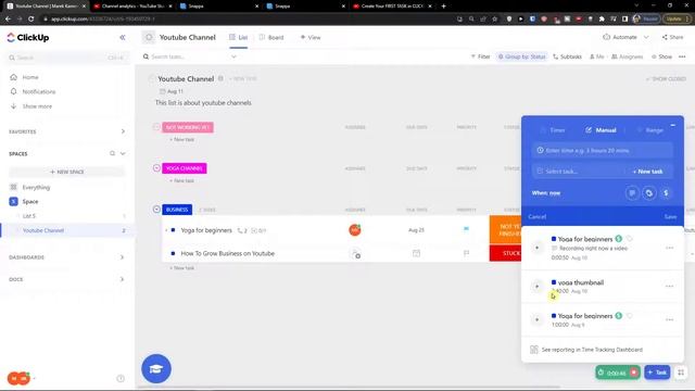 How To Track Time In Clickup - Clickup Time Tracking Tutorial смотреть онлайн