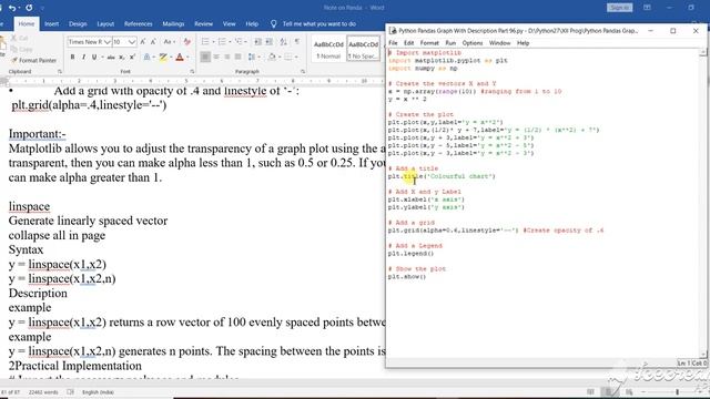 Python Pandas Colourful Line Graph 30 Part 100 смотреть онлайн