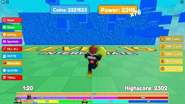 РАЗРУШЕНИЕ СТЕН с ОДНОГО УДАРА МИРОВОЙ РЕКОРД в РОБЛОКС смотреть онлайн