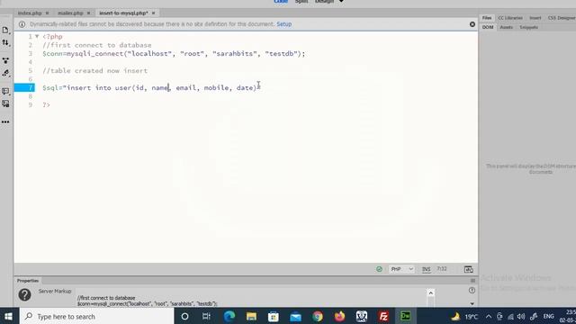 How to insert data into MYSQL - in PHP смотреть онлайн
