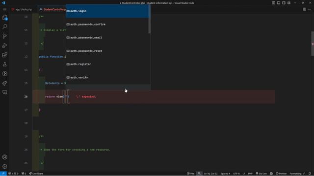 Laravel Basics 8 - Student CRUD 1 / 3 (Student Web App) смотреть онлайн