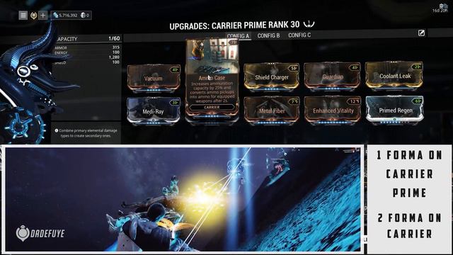 WARFRAME: CARRIER PRIME UTILITY BUILD смотреть онлайн