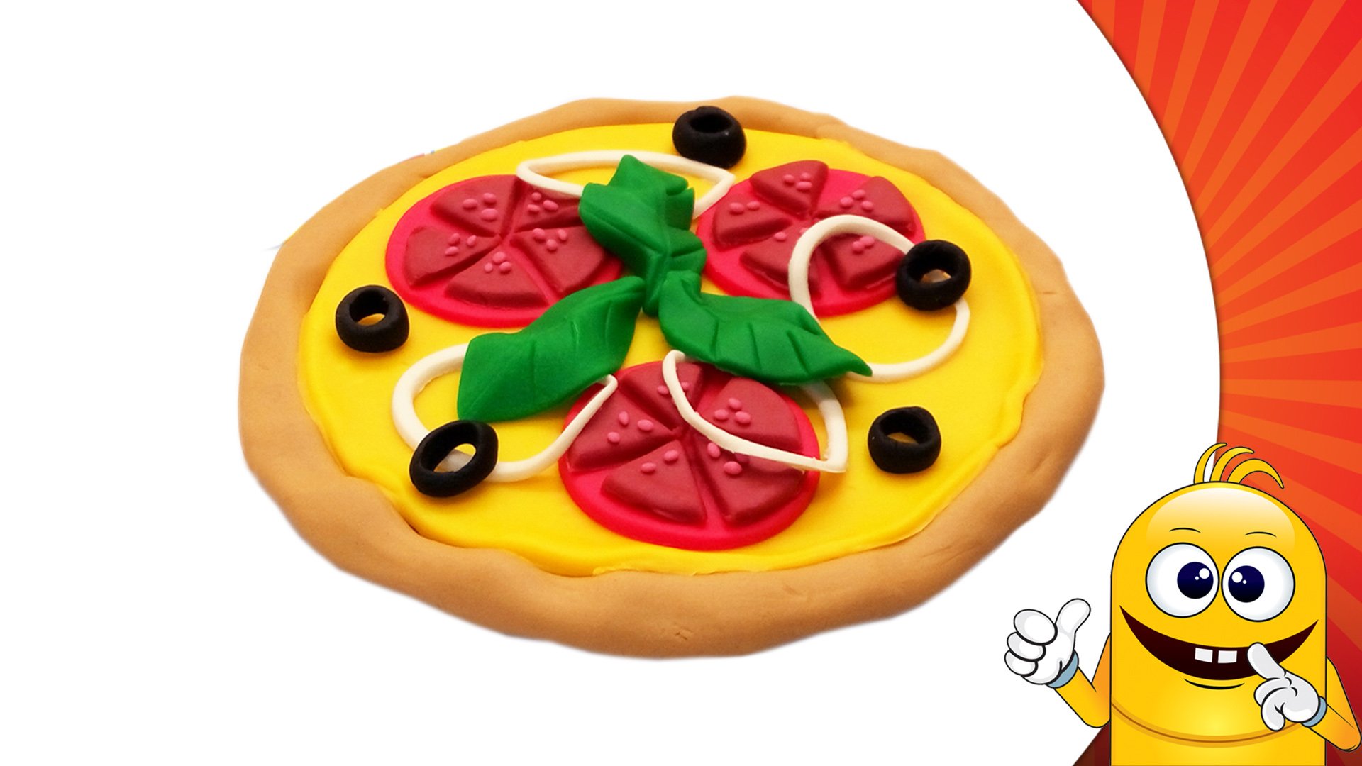 Как слепить Пиццу ? Лепка и Поделки ? Play-Doh, Тесто, Пластилин Плей-До ? смотреть онлайн