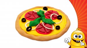 Как слепить Пиццу ? Лепка и Поделки ? Play-Doh, Тесто, Пластилин Плей-До ?