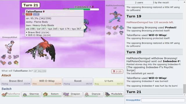 CHOICE BAND MUDSDALE 6-0'S HIGH LADDER on Pokemon Showdown! смотреть онлайн