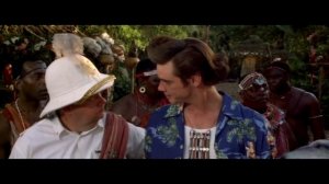 Что он говорит?Что она не Девственница!Как он узнал?- Эйс Вентура 2:Когда зовёт природа(1995)