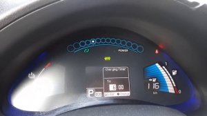 Таймер зарядки Ниссан Лиф. Как включить и настроить.
