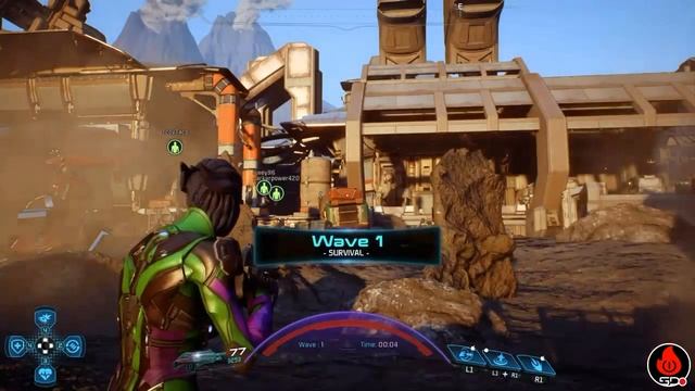 Mass Effect Andromeda Multiplayer - Asari Adept Gameplay 1 смотреть онлайн