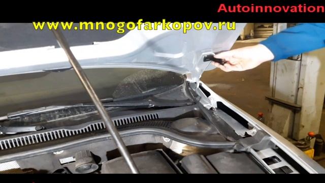 Амортизатор (упор) капота на Volkswagen Jetta 13-04 (обзор, установка) смотреть онлайн
