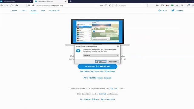 Telegram am Windows 10 PC - Telegram über Web & Desktop einrichten & über Computer / Laptop nutzen смотреть онлайн