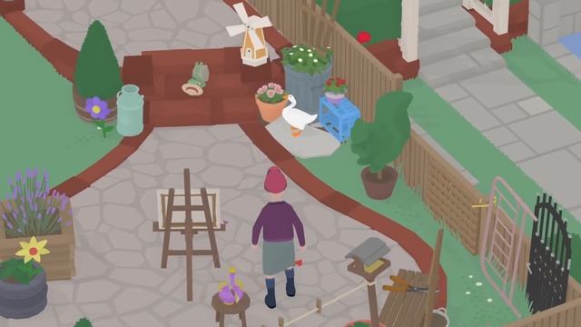 Стильный гусь | Untitled Goose Game прохождение, часть 3 | Безымянная игра про Гуся | Neyman-time смотреть онлайн