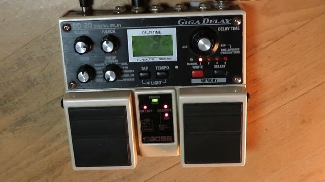 Boss DD-20 Giga Delay. Super useful settings! смотреть онлайн