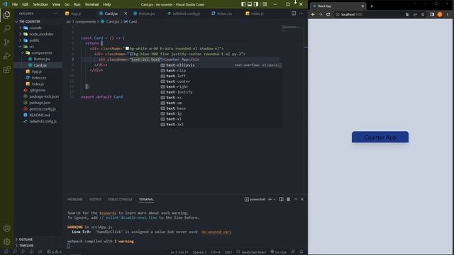 [4/8] Counter APP - Coding a card component - React projects for beginers смотреть онлайн
