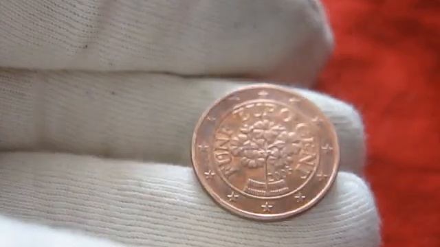 Coin 5 Fune EURO CENT 2003 Austria Numismatist Numismatics  монета 5 евроцентов Австрия нумизматика