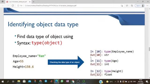 Variables and Datatypes in Python | Day 3 смотреть онлайн