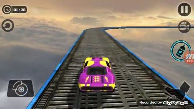 Yellow Car/Impossible Car Tracks 3D 2019“ Sky Dangerous Game Sky Driving!!! смотреть онлайн