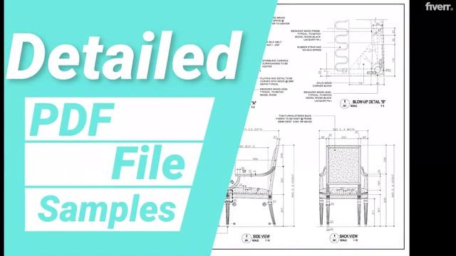 Draft your small furniture sketch or drawing to autocad - Best Industrial & Product Design service смотреть онлайн