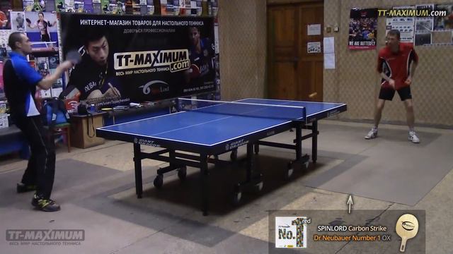 DR NEUBAUER Number 1 OX - защита подрезкой слева на основании SPINLORD Carbon Strike смотреть онлайн