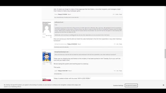 Unity Hub 3.1.0 Malware Incident (My Post Got Deleted!) смотреть онлайн