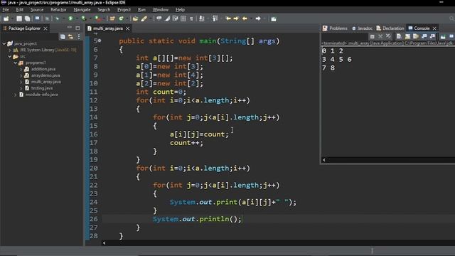 Java Program in Eclipse IDE | Day 4 | Thamizh | #array #java #class #object смотреть онлайн