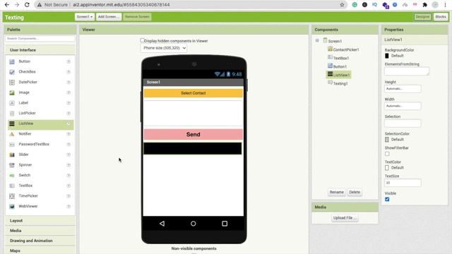 How to make a Texting App in MIT App Inventor 2 смотреть онлайн