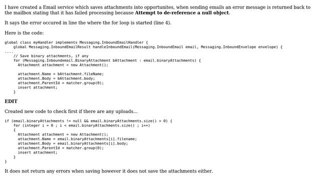 Salesforce: Email Service: Attempt to de-reference a null object (3 Solutions!!) смотреть онлайн