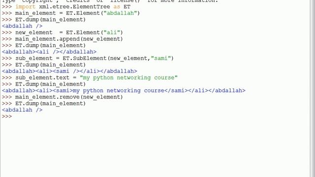 09_Python Networking Arabic (Manage XMLData ) смотреть онлайн