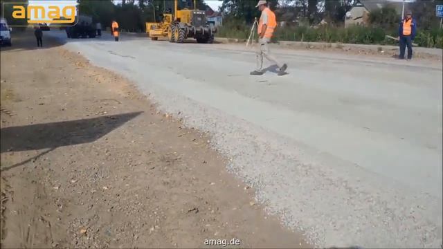 Видео реконструкции дороги методом холодного ресайклинга в Теофиполе Хмельницкой области