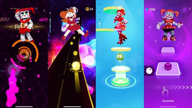 FNAF Circus Baby Songs: SugarCrash! Bemax X Dance Monkey X 2 Phut Hon 2 X Monster