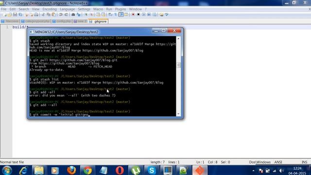 Git Tutorials 4-Gitignore and Config settings смотреть онлайн