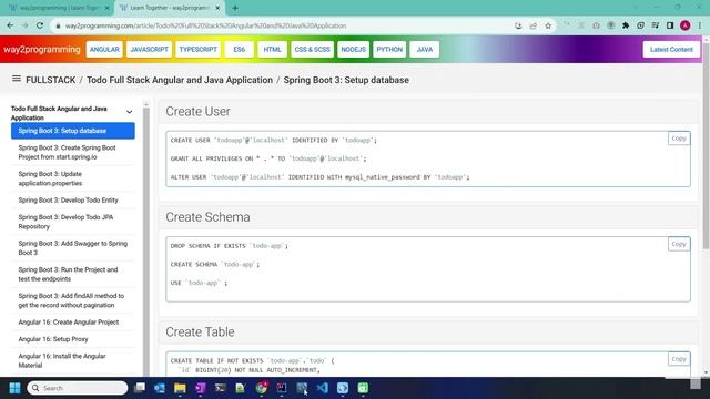 Setup MySQL database | Todo Full Stack App | Spring Boot 3 | Spring Data Rest | Rest Repositories смотреть онлайн