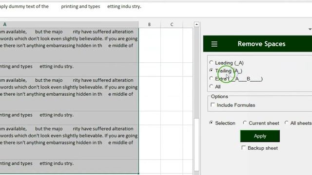 Dose For Excel | How to trim extra spaces and clean workbook ? смотреть онлайн