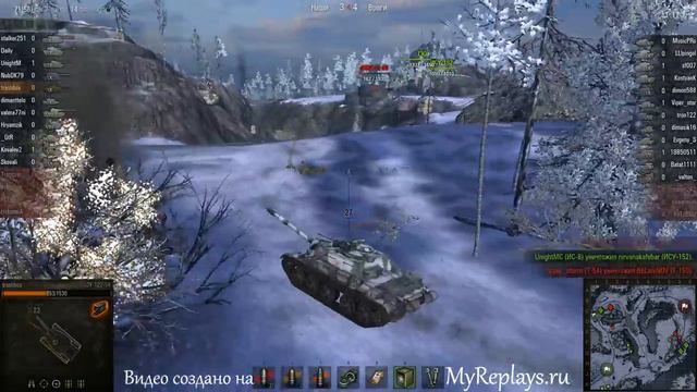 WOT: Заполярье - СУ-122-54 смотреть онлайн