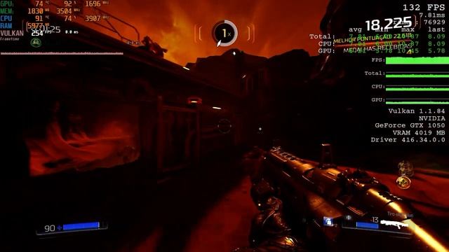 Notebook 2AM Chalenger (I5 8300H + GTX 1050) rodando Doom смотреть онлайн