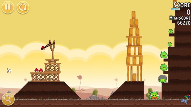 Башня и кости | Шут проходит Angry Birds #51 (уровень 3-9) смотреть онлайн