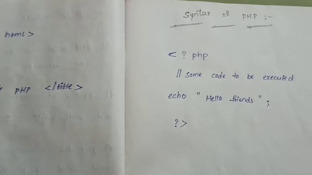 php syntax explain in Telugu #degree #php #telugu смотреть онлайн