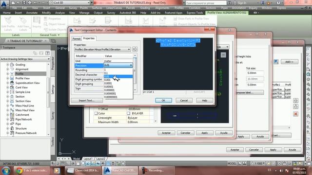 AUTOCAD CIVIL 2014 Parte 7 смотреть онлайн