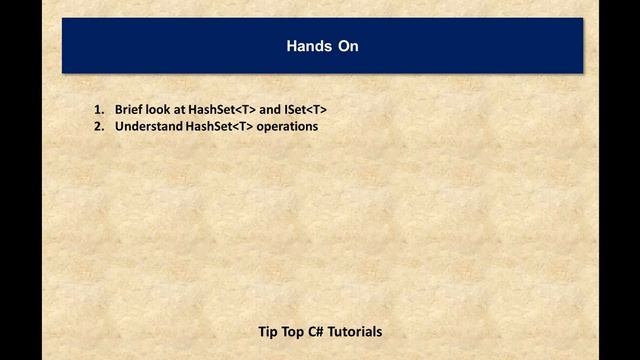 Interview Questions: What is a HashSet in C#? смотреть онлайн
