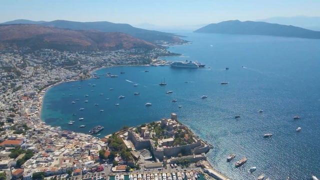 Бодрум, Турция 2022 - Виды с дрона смотреть онлайн