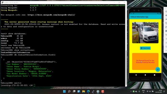 Vehicle Information App using Flutter, Python, MongoDB & AWS || Raktim Midya смотреть онлайн