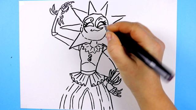 БЕЗУМНЫЙ АНИМАТРОНИК Солнце и Луна | How to draw смотреть онлайн