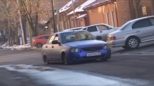 LADA Priora синий матовый хром